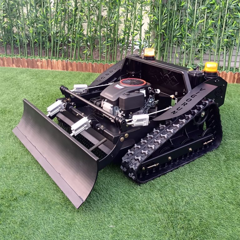 wireless radio control track-mounted cutting grass machine China best makers
