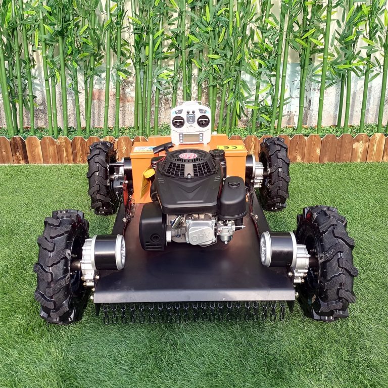 Best price wireless wheel field weeds grass cutting machine