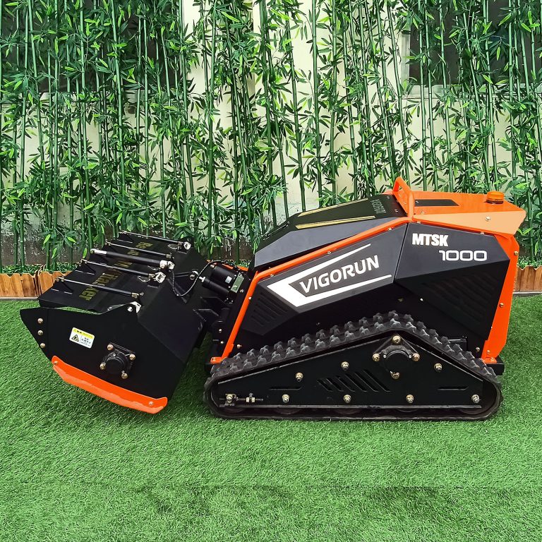 Fábrica del fabricante de China del cortador de malezas de pastizales salvajes con tracción en las cuatro ruedas controlada por radio