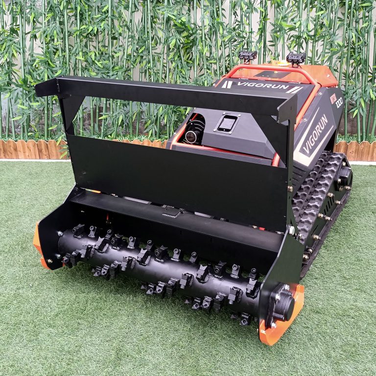 remote controlled caterpillar lawn cutter machine best China manufacturers